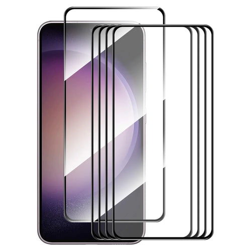 ENKAY HAT PRINCE 5Pcs for Samsung Galaxy S25+ / S24+ 9H High Aluminum-Silicon Glass Film (Fingerprint Unlock) - 1
