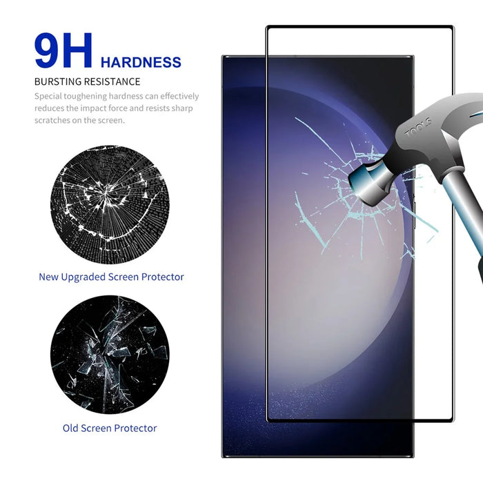 ENKAY HAT PRINCE 2Pcs for Samsung Galaxy S24 Ultra Full Screen Protector Anti-explosion (Fingerprint Unlock) - 3