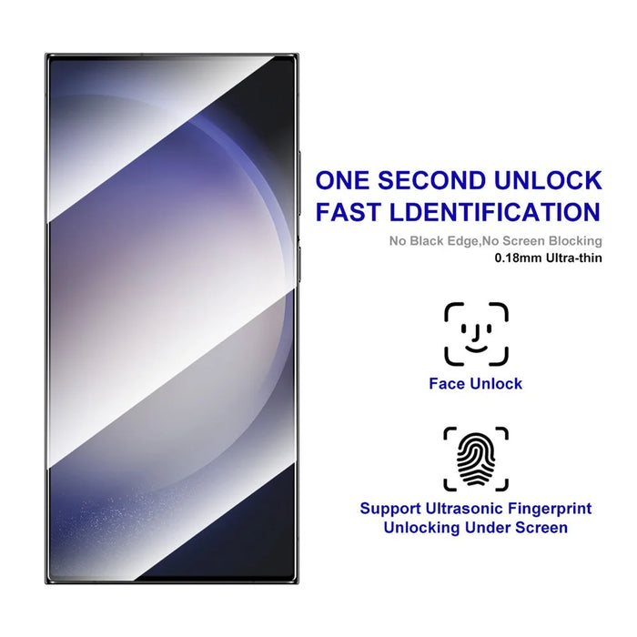 ENKAY HAT PRINCE 2Pcs for Samsung Galaxy S24 Ultra Full Screen Protector Anti-explosion (Fingerprint Unlock) - 4