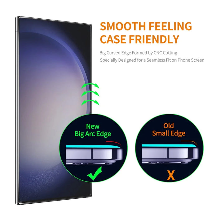 ENKAY HAT PRINCE 5Pcs for Samsung Galaxy S24 Ultra 0.18mm Phone Screen Protector (Fingerprint Unlock) - 3