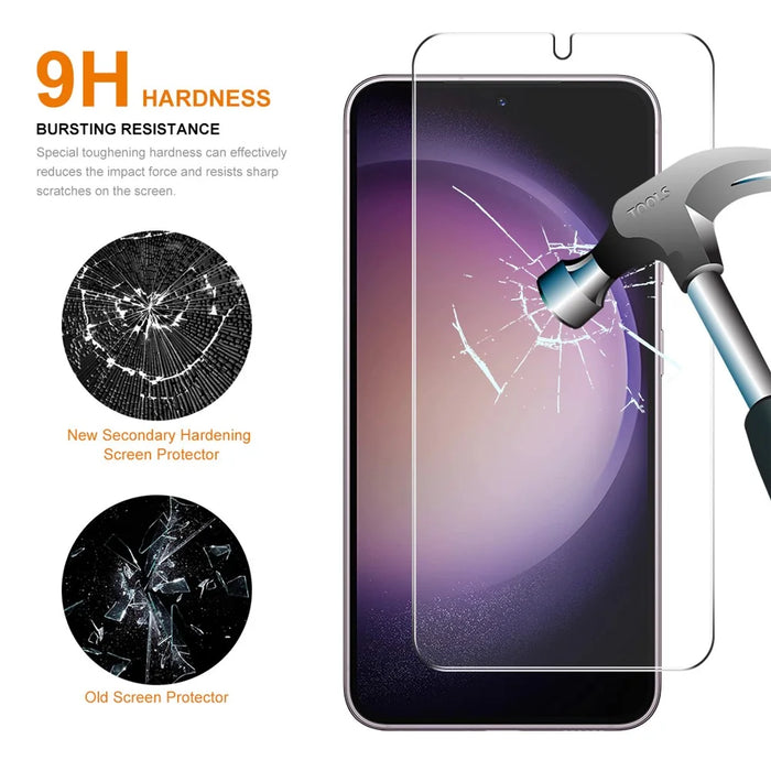 ENKAY HAT PRINCE 2Pcs for Samsung Galaxy S25+ / S24+ 0.18mm Screen Protector HD Clear (Fingerprint Unlock) - 2