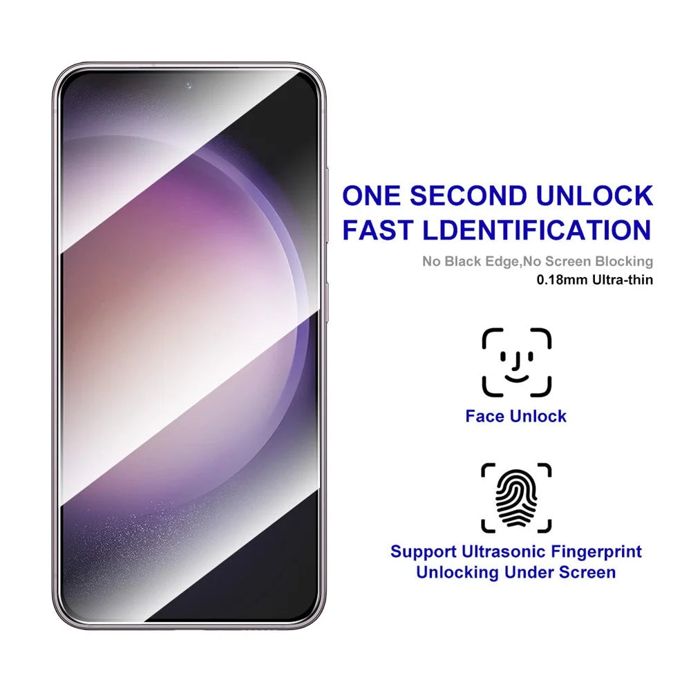 ENKAY HAT PRINCE 2Pcs for Samsung Galaxy S25 / S24 Screen Protector Full Coverage Full Glue (Fingerprint Unlock) - 4