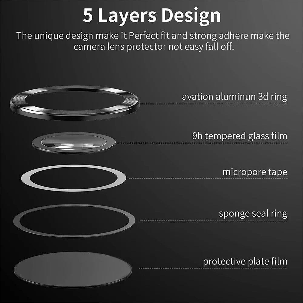 ENKAY HAT PRINCE For Samsung Galaxy S24 Ultra Camera Lens Protector 9H Tempered Glass, HD Clear - Grey - 3