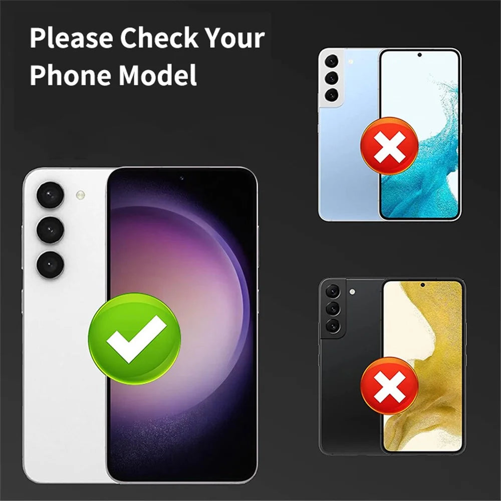 ENKAY HAT PRINCE For Samsung Galaxy S24 Individual Camera Lens Protector Ultra HD Lens Film - Black - 6