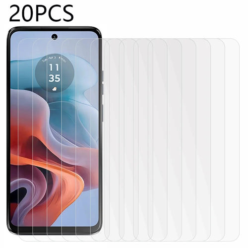 20PCS For Motorola Moto G45 5G / G34 5G Front Screen Film 0.3mm Tempered Glass Cover 2.5D Anti-Shatter - 1