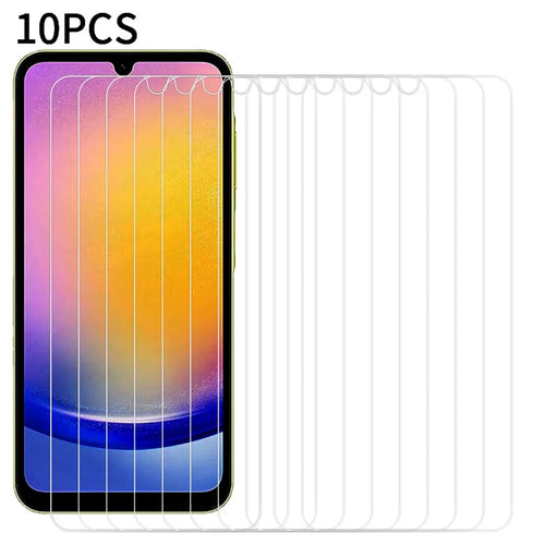 RURIHAI 10Pcs For Samsung Galaxy A25 5G (Global) (161.0 x 76.5 x 8.3mm) 0.26mm Film HD Clear High Aluminium-silicon Glass Screen Protector - 1