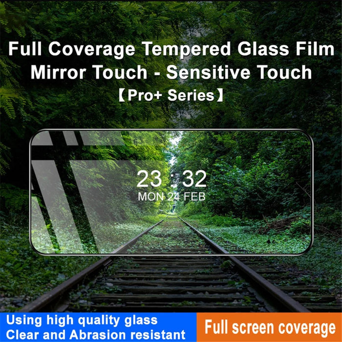 IMAK Pro+ Series For Honor X8b 4G Tempered Glass Film 9H Sensitive Touch Full Screen Protector - 3