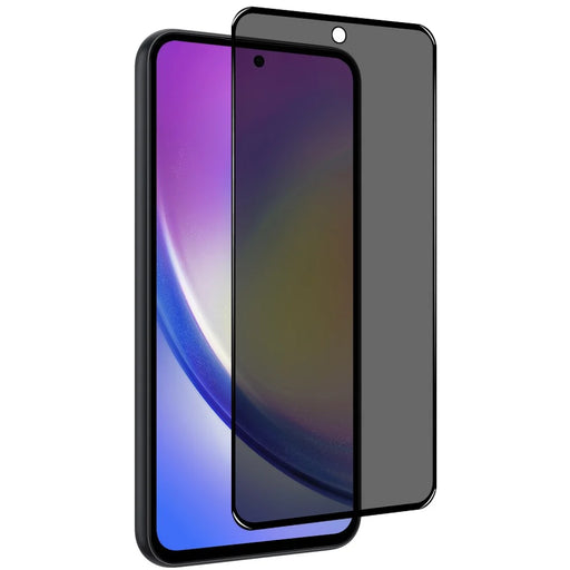 NORTHJO A+ For Samsung Galaxy A35 5G 28 Degree Anti-Spy Film 0.3mm 2.5D Silk Printing Screen Protector - Black - 2
