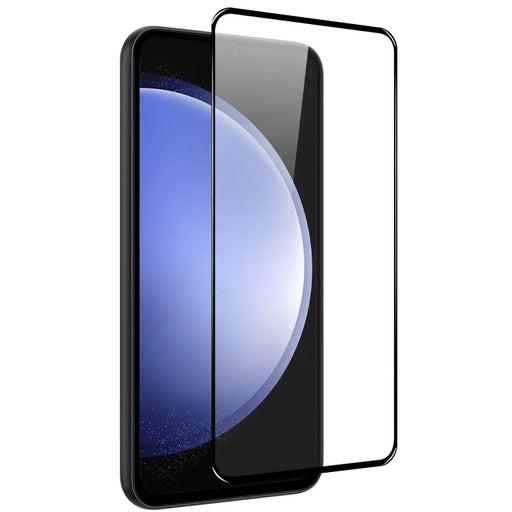 NORTHJO A+ For Samsung Galaxy S23 FE Full Screen Protector Silk Printing High Aluminum-silicon Glass Film - Black - 2
