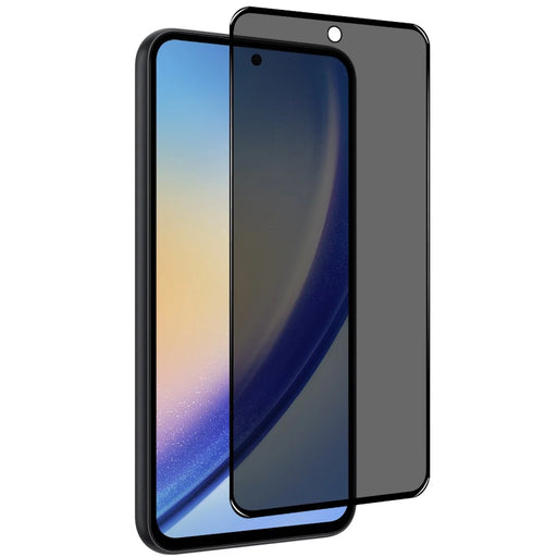 NORTHJO A+ For Samsung Galaxy A55 5G Anti-peep Screen Protector 0.3mm 2.5D Anti-fingerprint Anti-Spy Film - Black - 2