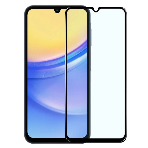NORTHJO A+ For Samsung Galaxy A15 4G / A15 5G Screen Protector 0.3mm 2.5D Full Glue Anti-explosion Film - Black - 1