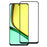 For Realme C67 5G Tempered Glass Electroplating Anti-Fingerprint Silk Printing Full Glue Screen Protector - 1