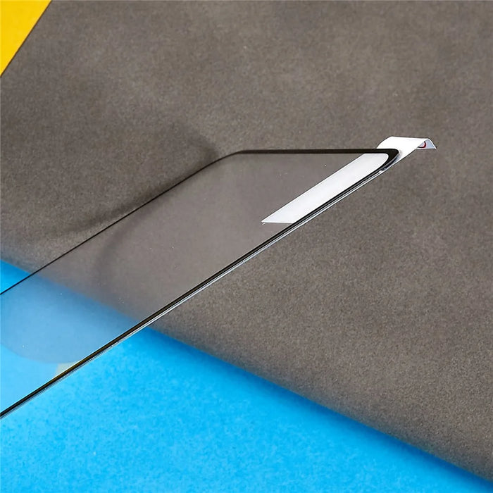For Realme C67 5G Tempered Glass Electroplating Anti-Fingerprint Silk Printing Full Glue Screen Protector - 7