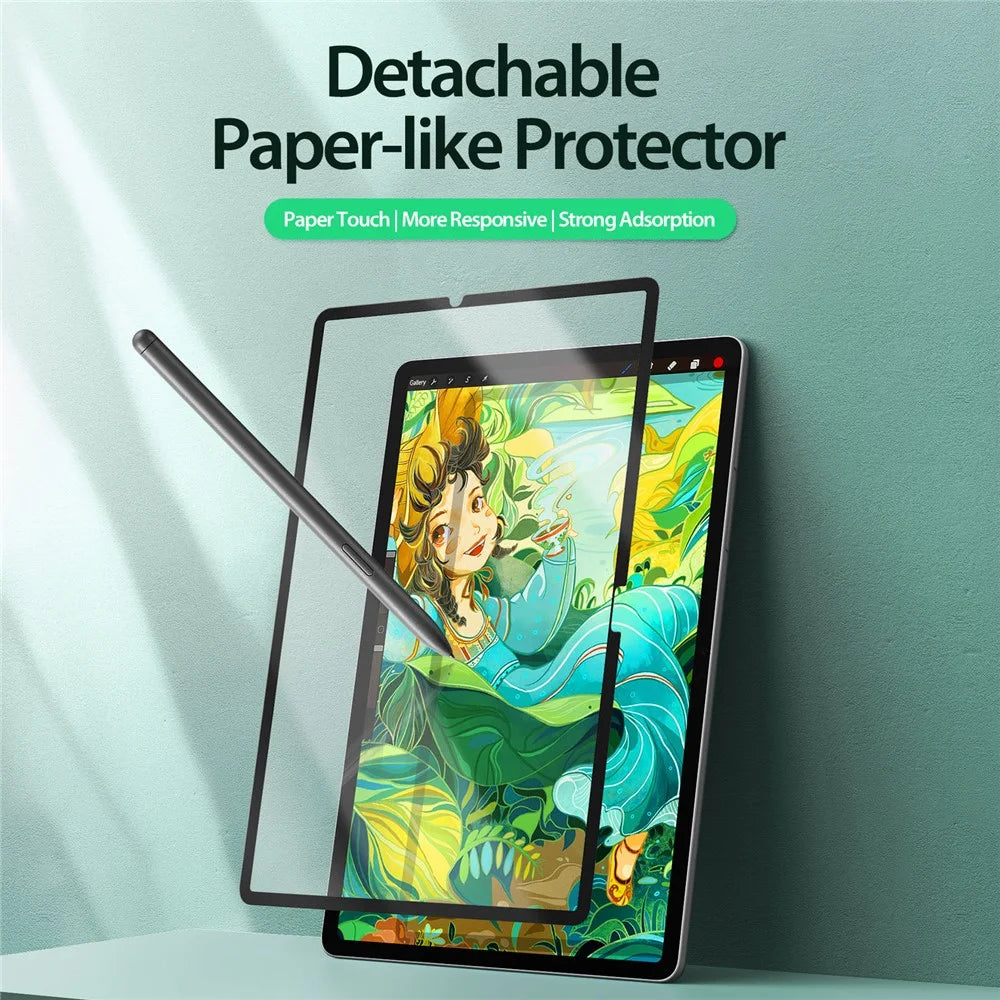 DUX DUCIS Naad Series for Samsung Galaxy Tab S9 FE+ Paperfeel Screen Protector Reusable Matte PET Film - 3