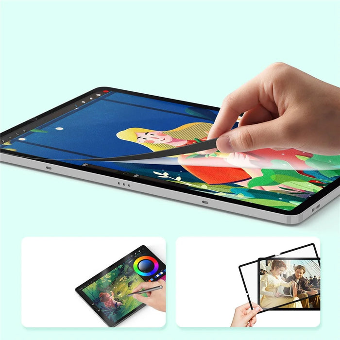 DUX DUCIS Naad Series for Samsung Galaxy Tab S9+ / S8+ / S7+ / S7 FE Paperfeel Screen Protector Reusable Nano Tech - 7