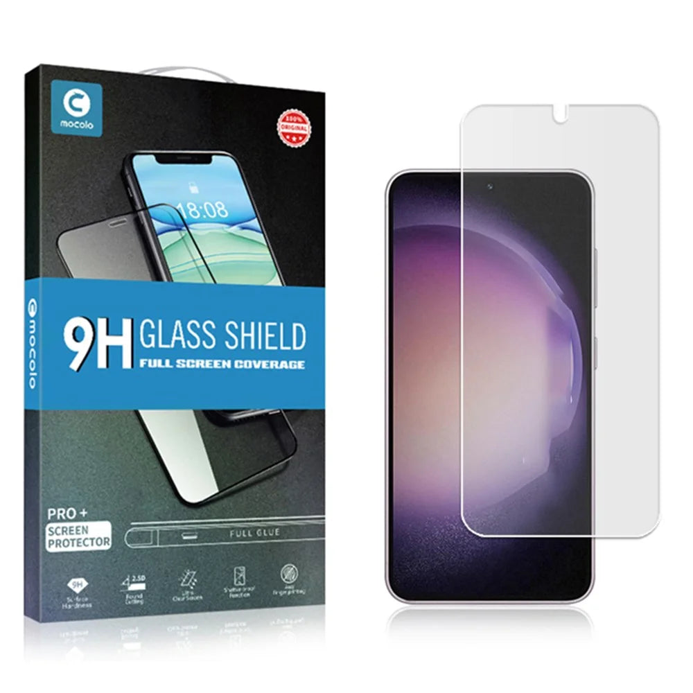 MOCOLO For Samsung Galaxy S25 / S24  Tempered Glass Screen Protector HD Clear Fingerprint-Free Film - 5
