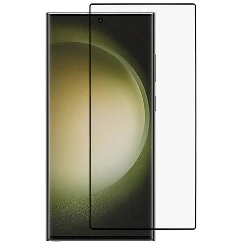 For Samsung Galaxy S24 Ultra Silk Printing Screen Protector Tempered Glass Side Glue Film Fingerprint Unlock - 1