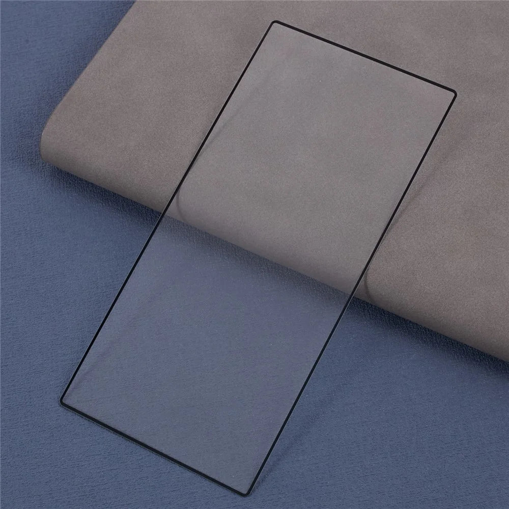 For Samsung Galaxy S24 Ultra Silk Printing Screen Protector Tempered Glass Side Glue Film Fingerprint Unlock - 4