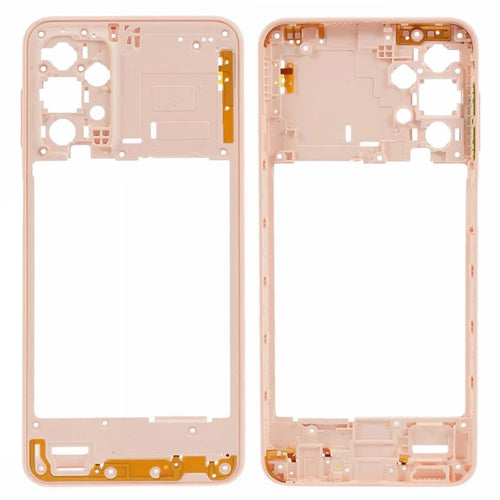 For Samsung Galaxy A23 4G A235 Middle Plate Frame Mobile Phone Replacement Part (without Logo) - Peach - 1