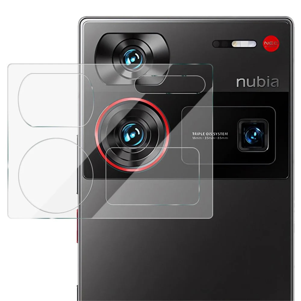 IMAK for ZTE nubia Z60 Ultra Super Clear Tempered Glass Lens Protector + Acrylic Lens Cap - 5