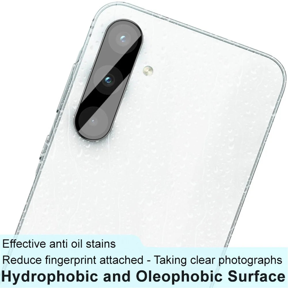 IMAK For Samsung Galaxy A35 5G Integrated Acrylic Lens Cap + Tempered Glass Rear Lens Film (Black Version) - 3