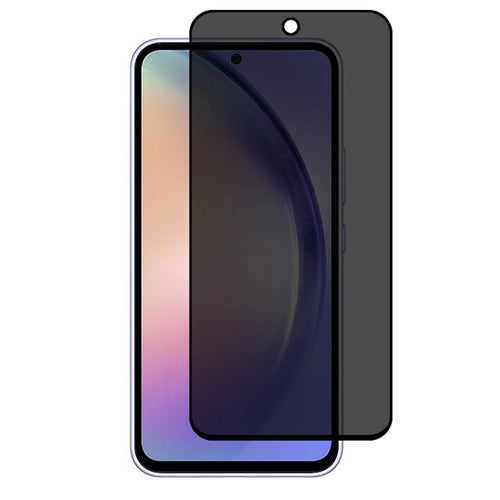 For Samsung Galaxy A35 5G Silk Printing Screen Protector Anti-Peep High Aluminium-silicon Glass - 1