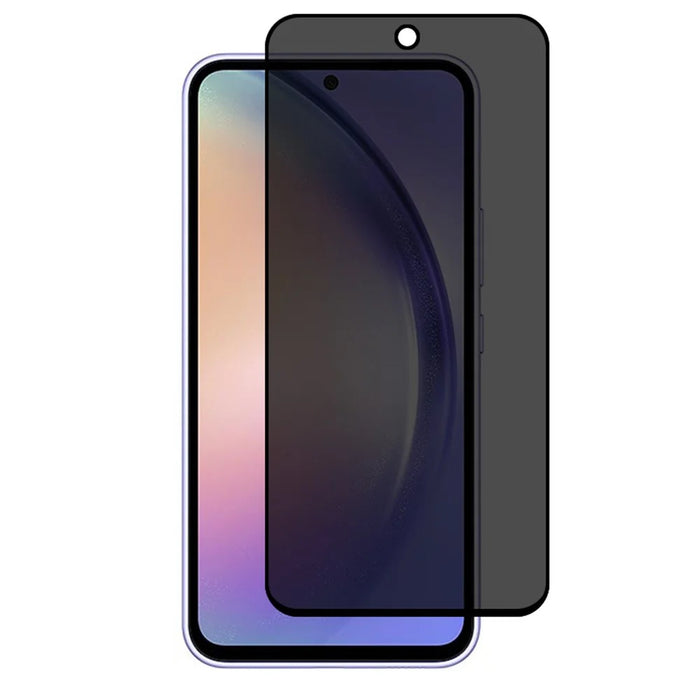 For Samsung Galaxy A35 5G Silk Printing Screen Protector Anti-Peep High Aluminium-silicon Glass - 1