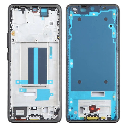 For Xiaomi Redmi Note 13 Pro+ 5G Phone Middle Plate Frame Repair Part (A-Side) (without Logo) - Black - 1