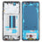 For Xiaomi Redmi Note 13 Pro+ 5G Phone Middle Plate Frame Repair Part (A-Side) (without Logo) - Black - 1