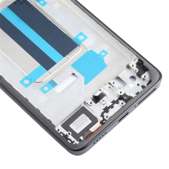 For Xiaomi Redmi Note 13 Pro+ 5G Phone Middle Plate Frame Repair Part (A-Side) (without Logo) - Black - 4