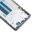 For Xiaomi Redmi Note 13 Pro+ 5G Phone Middle Plate Frame Repair Part (A-Side) (without Logo) - Black - 5