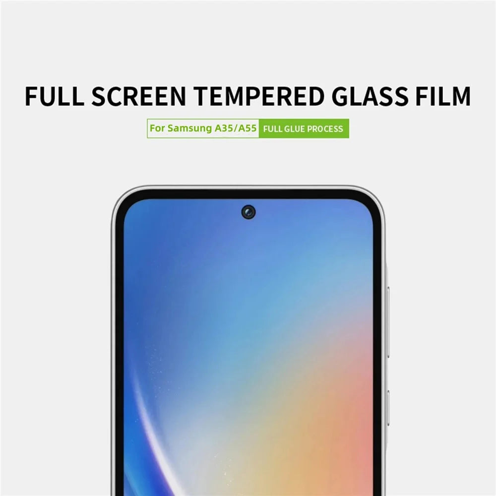 PINWUYO JK Tempered Glass Film Series-2 for Samsung Galaxy A35 5G / A55 5G Screen Protector Full Coverage - 3