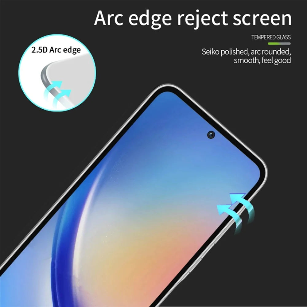PINWUYO JK Tempered Glass Film Series-2 for Samsung Galaxy A35 5G / A55 5G Screen Protector Full Coverage - 6