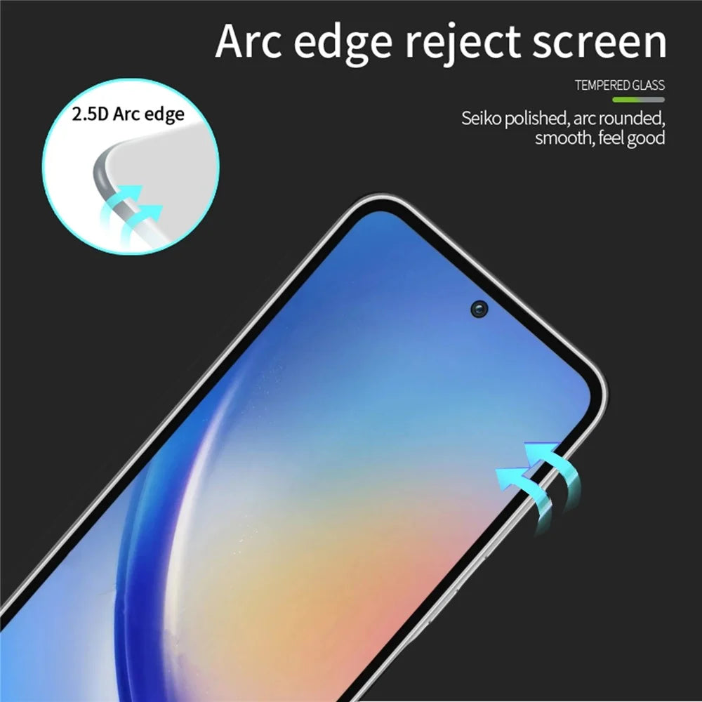 MOFI For Samsung Galaxy A35 5G / A55 5G JK Tempered Glass Film Series-1 Full Screen Protector High Definition - 6
