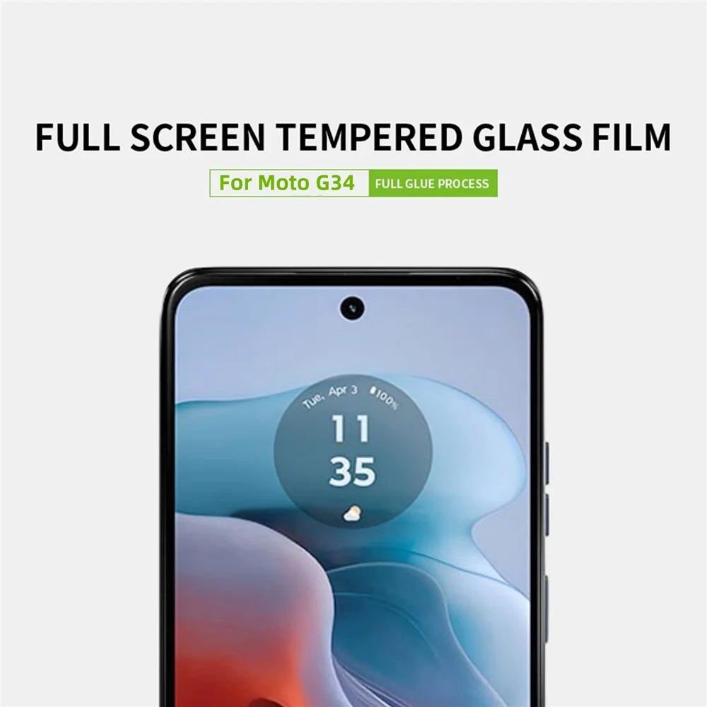 PINWUYO JK Tempered Glass Film Series-2 for Motorola Moto G45 5G / G34 5G Screen Protector Anti-Explosion - 3