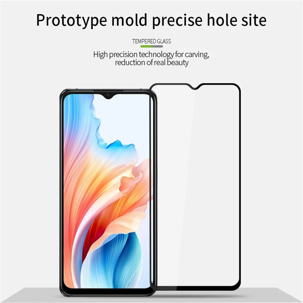 MOFI For Oppo A59 5G JK Tempered Glass Film Series-1 Screen Guard Protector Full Glue Full Coverage - 6
