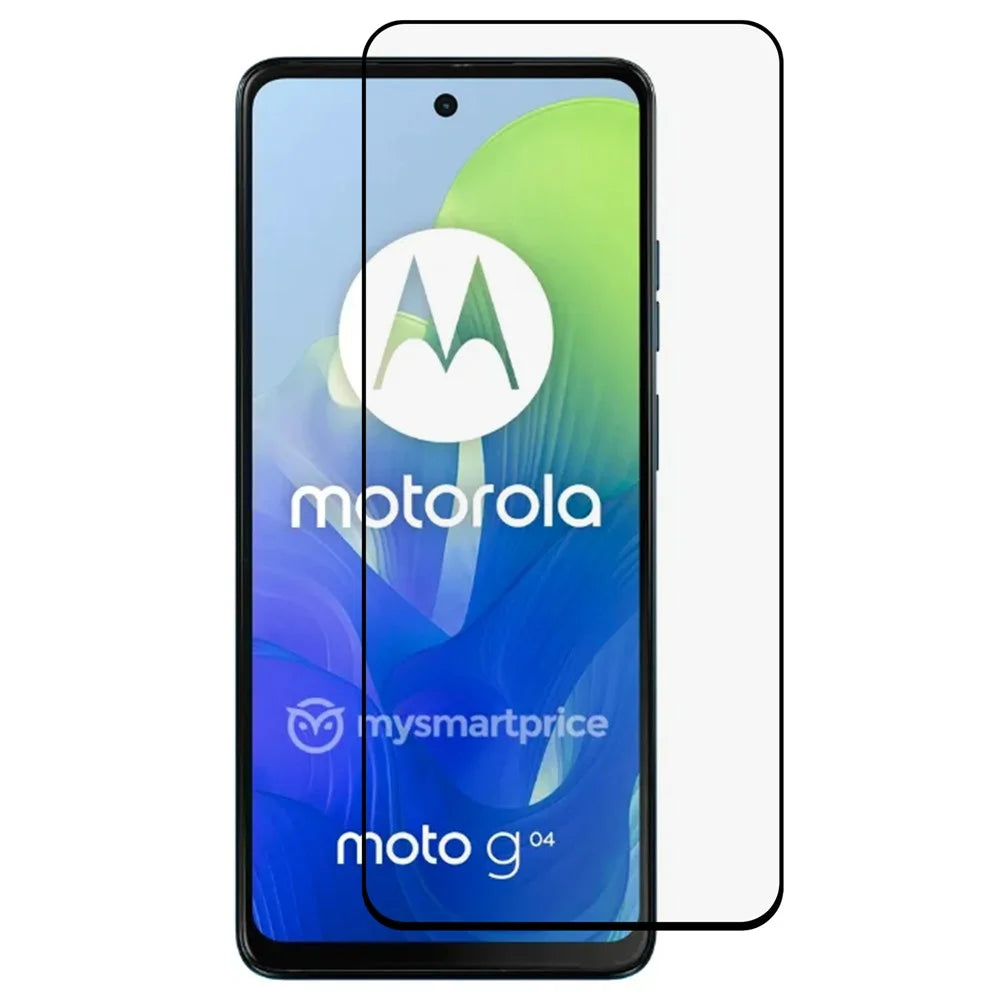 For Motorola Moto E14 4G / G04 4G / G04s 4G / G24 4G Clear Screen Protector Tempered Glass Film Silk Printing - 1