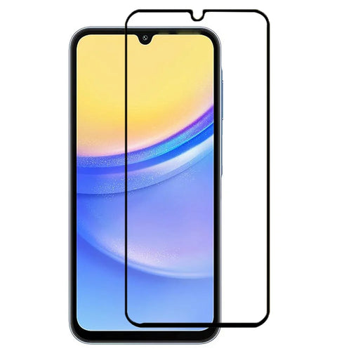 For Samsung Galaxy A15 4G / 5G Tempered Glass Screen Protector 9D Film Guard Side Glue Full Coverage - 1