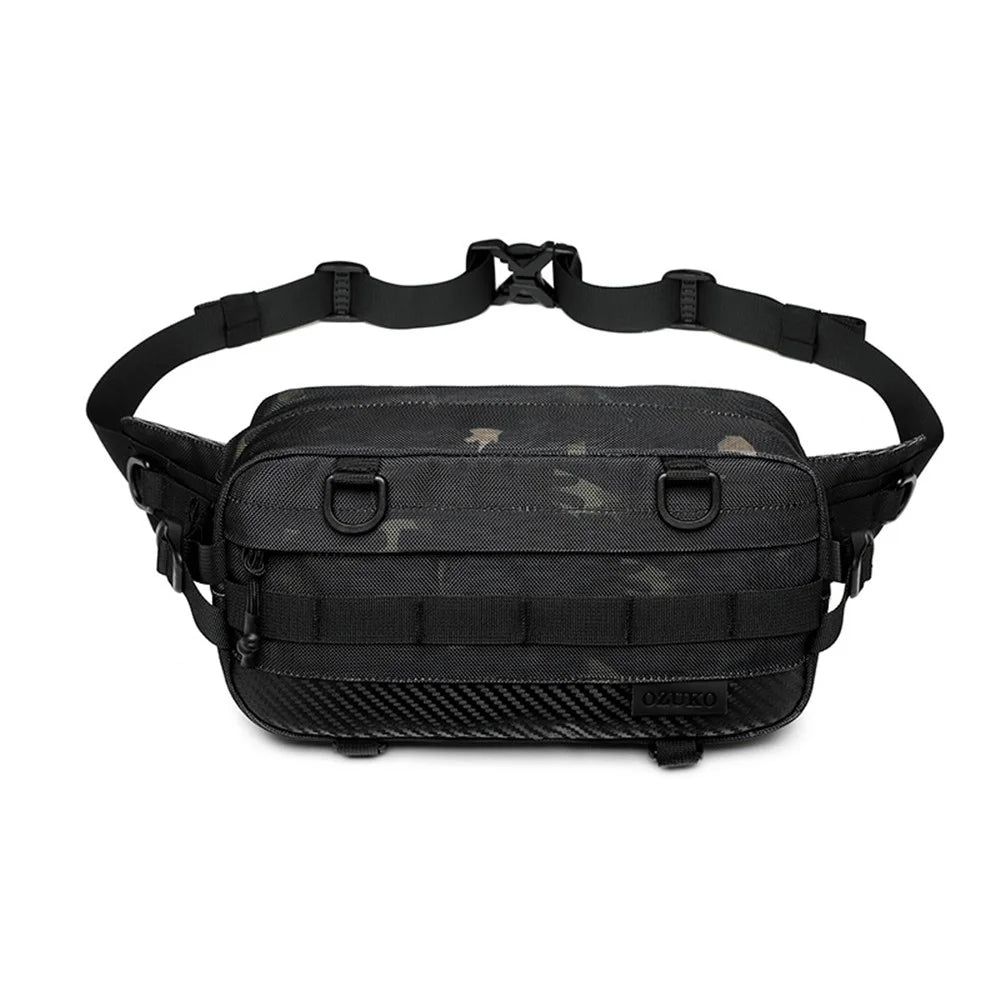 OZUKO 9676 Outdoor Tactical Men Crossbody Bag Oxford Cloth Chest Pack - Camouflage - 1
