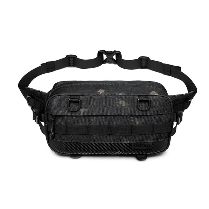 OZUKO 9676 Outdoor Tactical Men Crossbody Bag Oxford Cloth Chest Pack - Camouflage - 1