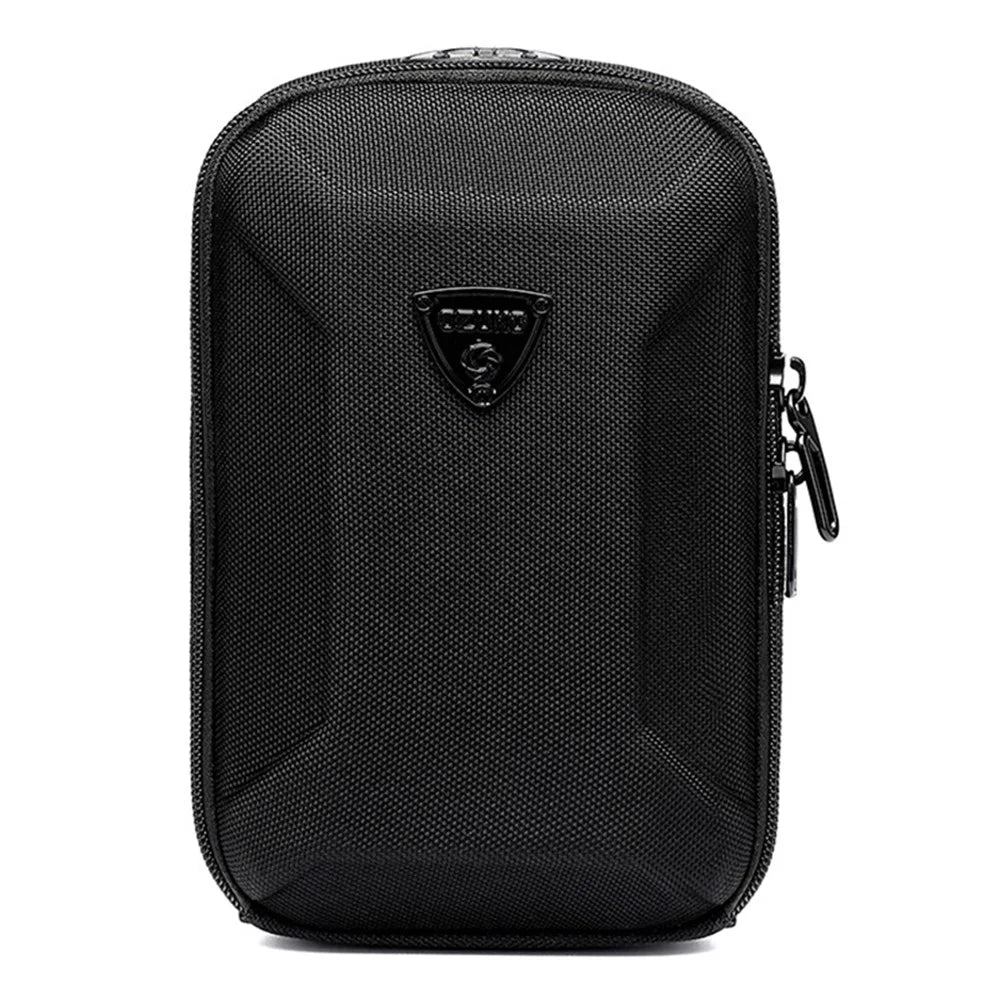 OZUKO 9442 Mini EVA Hard Shell Shoulder Bag Phone Storage Pouch Purse - Black - 1