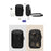 OZUKO 9442 Mini EVA Hard Shell Shoulder Bag Phone Storage Pouch Purse - Black - 6