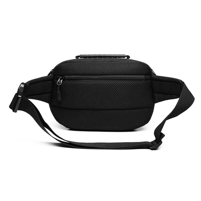 OZUKO 9260 Men Waterproof Crossbody Chest Bag Outdoor Sports Waist Bag - Dark Blue - 3