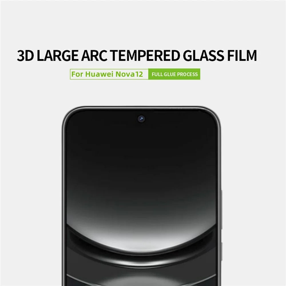 PINWUYO JK 3D Tempered Glass Film Series-2 for Huawei nova 12 5G 9H AGC Glass Screen Protector - 3