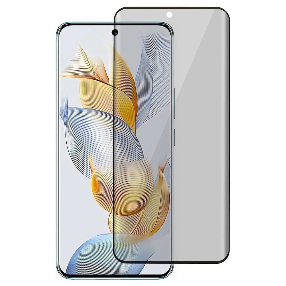 For Honor 90 Privacy Screen Protector Side Glue High Aluminum-silicon Glass Film - 1