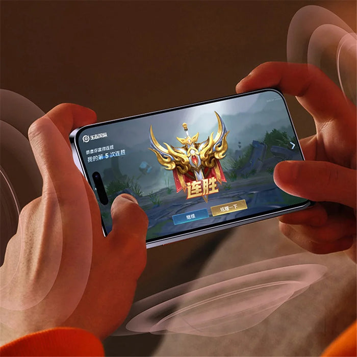 For iPhone 14 Plus Privacy Screen Protector Automatic Dust Removal Full Coverage Tempered Glass Flim - 7