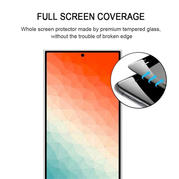 25Pcs For Samsung Galaxy S24 Ultra Full Screen Protector Silk Printing (Fingerprint Unlock) - 3