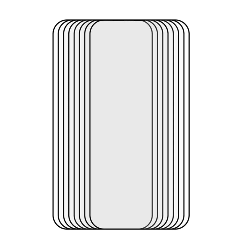 25Pcs For iPhone 13 Pro Silk Printing Screen Protector Medium Alumina Glass Film HD Clear - 2