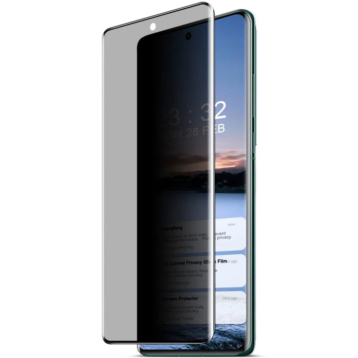 IMAK For OnePlus 12 5G Anti-peep Screen Protector Full Coverage Side Glue 3D Curved Film - 3