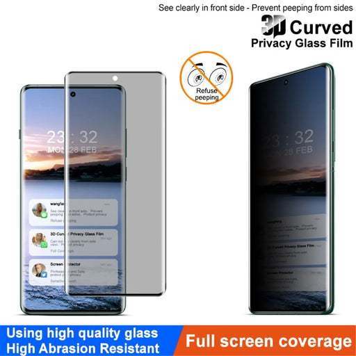 IMAK For vivo X100 5G / X100 Pro 5G Film Full Coverage 3D Curved Anti-peep Screen Protector - 2